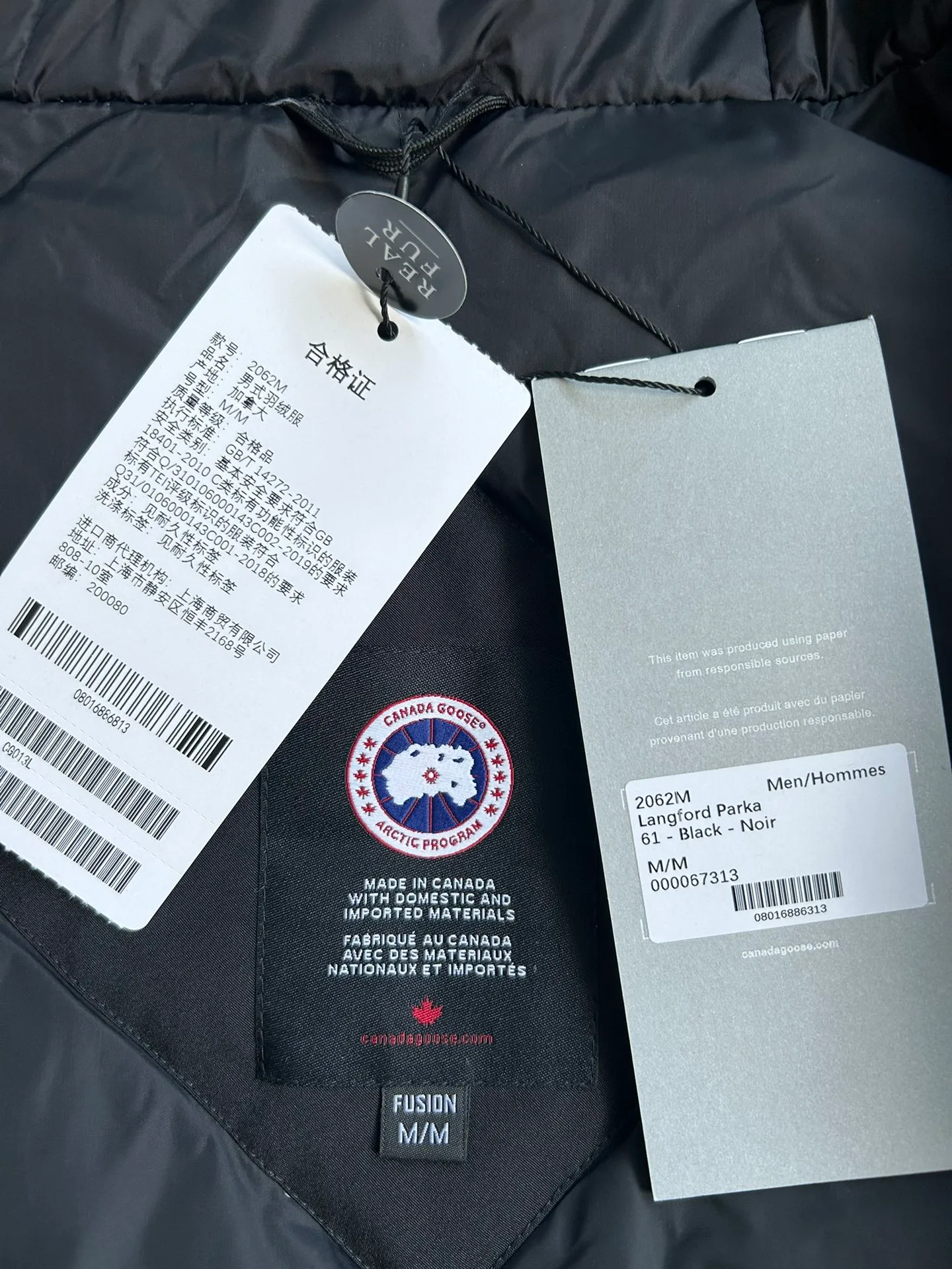 P720 Big Goose 13 Langford men's down jacket. Color (red label) black, dark blue, off-white, gray, gray camouflage. Color (black label) black black label, gray black label. Size: S. M. L. XL. XXL.